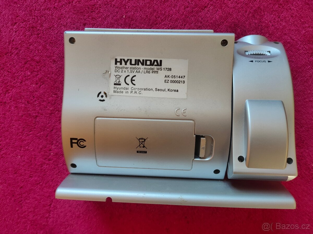 rádio budík a meteostanice HYUNDAI projekce na zeď - 4