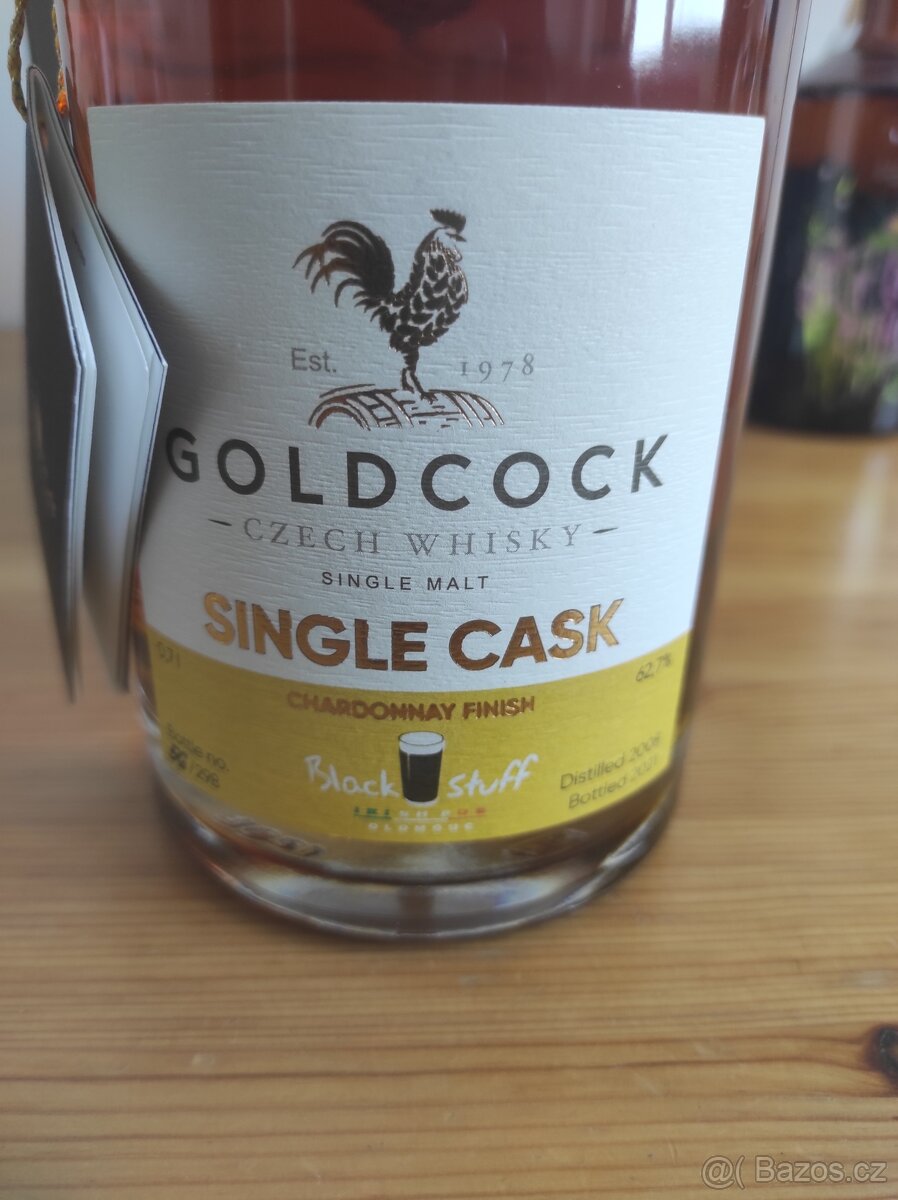 Absinth Žufánek a Gold Cock Black Stuff - 4