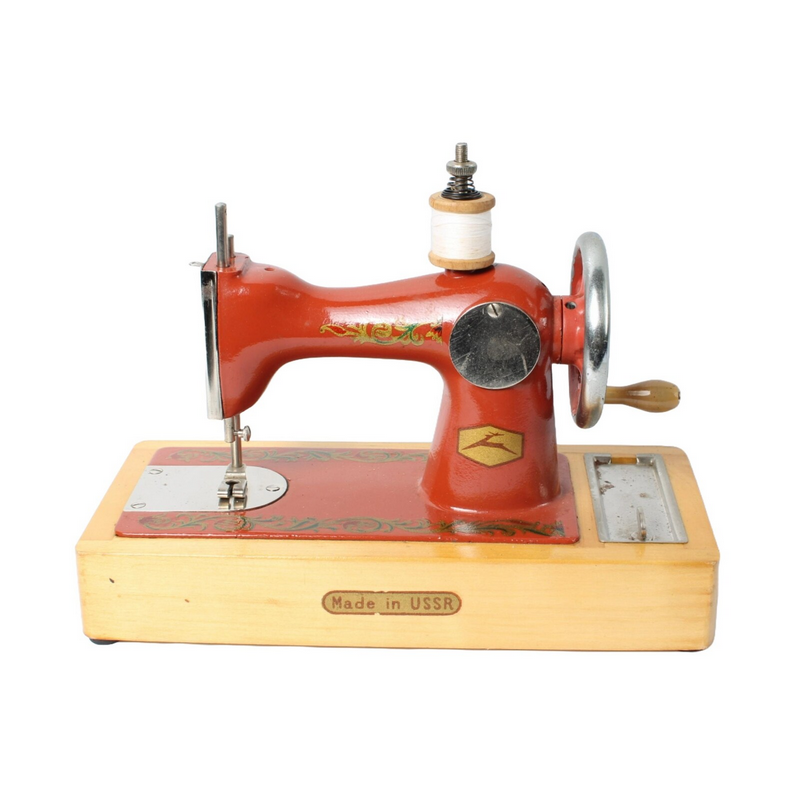 Šicí stroj pro děti/dospělé, starožitný, funkční - 4