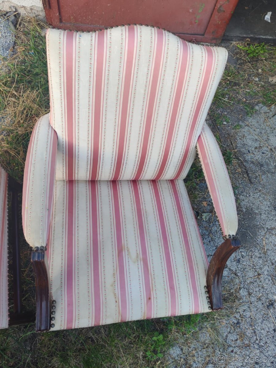 Stará švédská křesla AB O. H. SJÖGREN TRANAS SWEDEN - 4