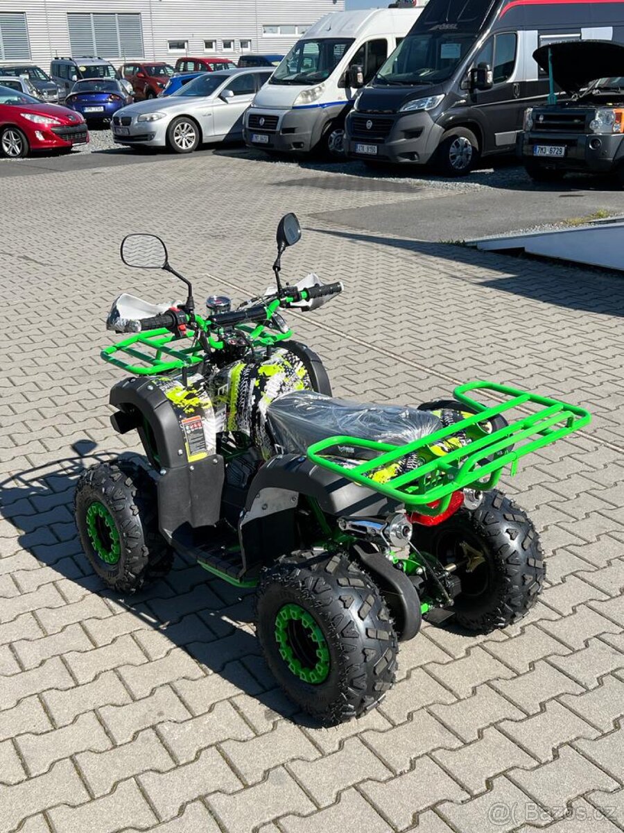 Dětská čtyřkolka Toronto125cc 1G7 Deluxe -zelené grafity