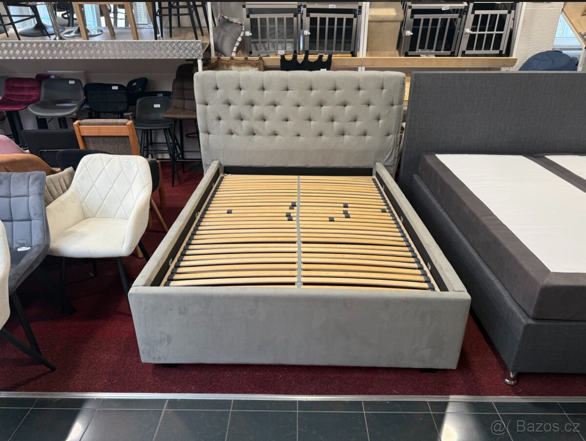 Postel 140x200 KOMPLET vč. matrace NOVÁ 2. jakost - 4