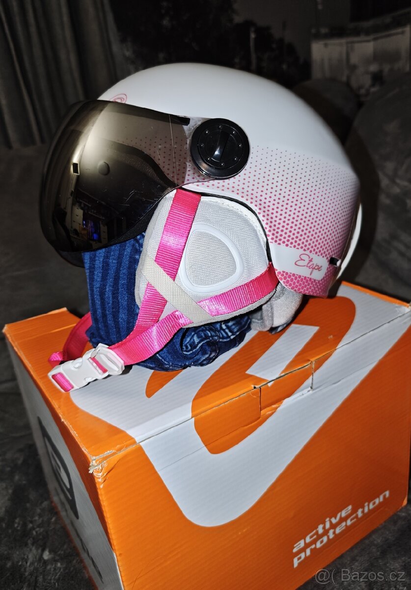 Dívčí helma na lyže / snowboard 53-54cm s krytem - 4