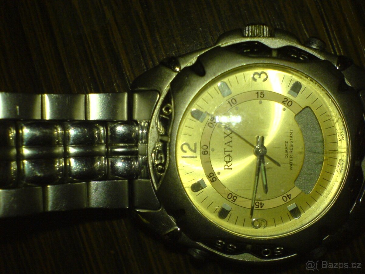 Hodinky ROTAX zlaté - 4