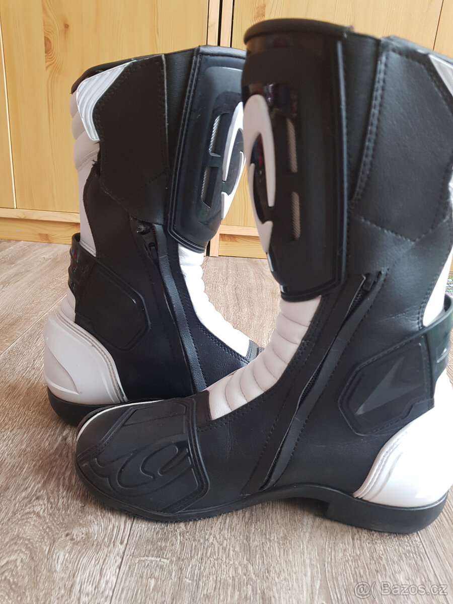 Boty na motorku Forma černo-bílé (dámské,pánské) - 4