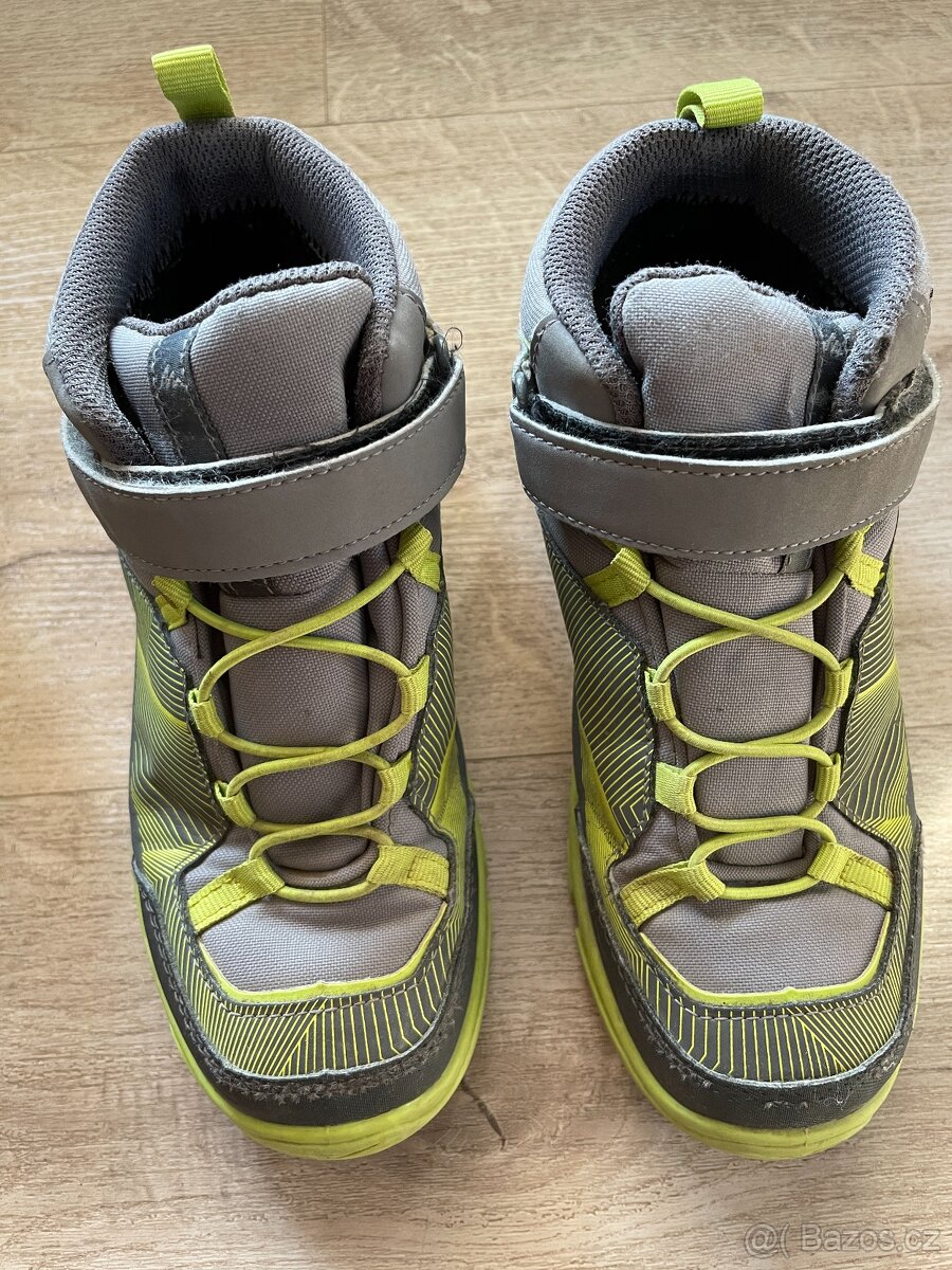 Nepromokavé turistické boty z Decathlonu, vel. 33 a 34 - 4