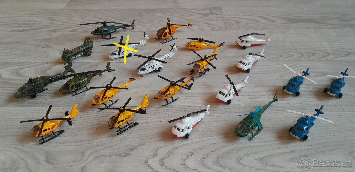 letadla vrtulníky Matchbox, Majorette a další - 4