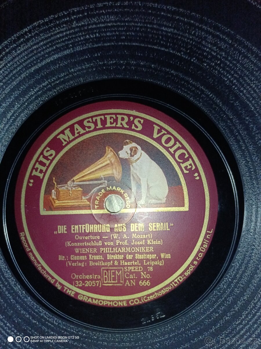 Šelaková Gramo deska His Masters voice - 4