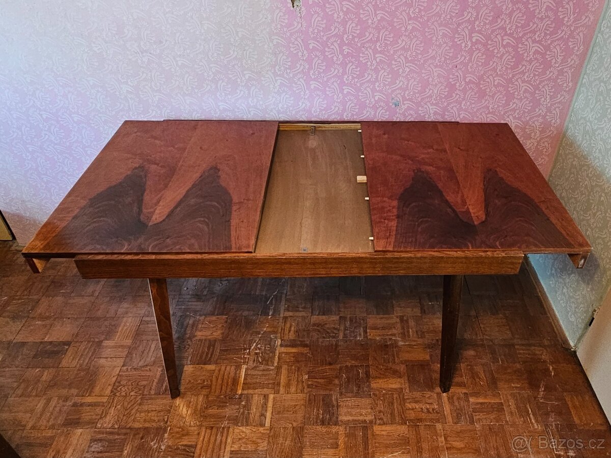 Stůl jídelní rozkládací, JITONA, socialismus,retro - 4