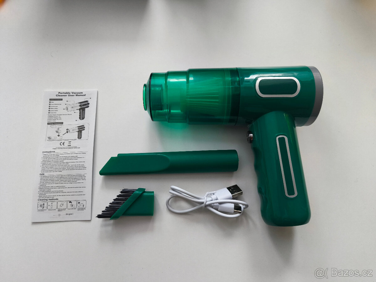 Vysavač do auta / ruční vysavač, bezdrátový, nový - 4