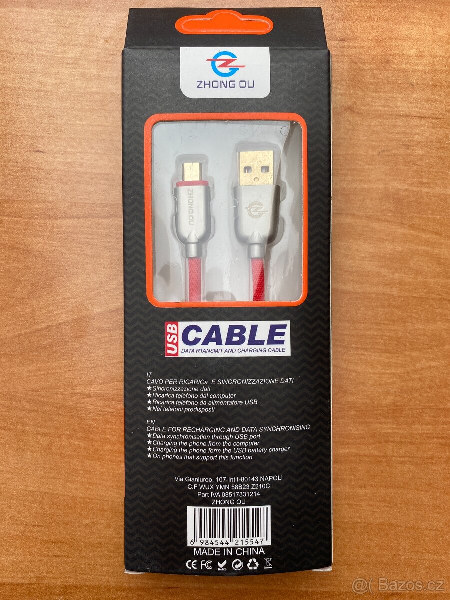 USB-C a USB-micro kabely - 4