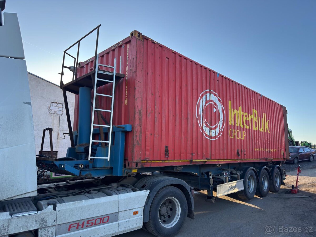 Sklápěcí kontejnerové šasi, sklápěcí návěs - 4