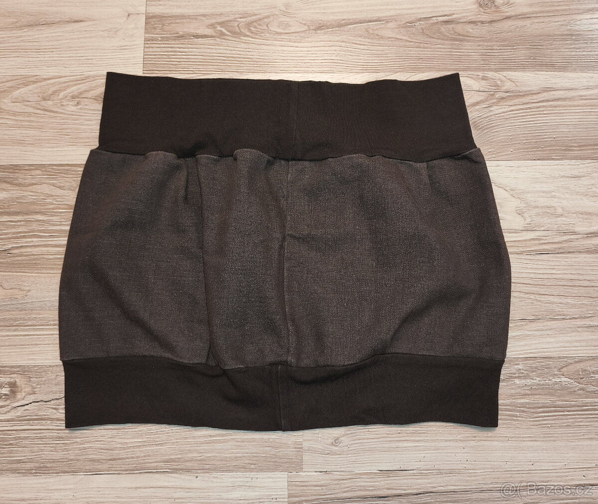 Dámská hnědá sukně "handmade" - vel. S - 4