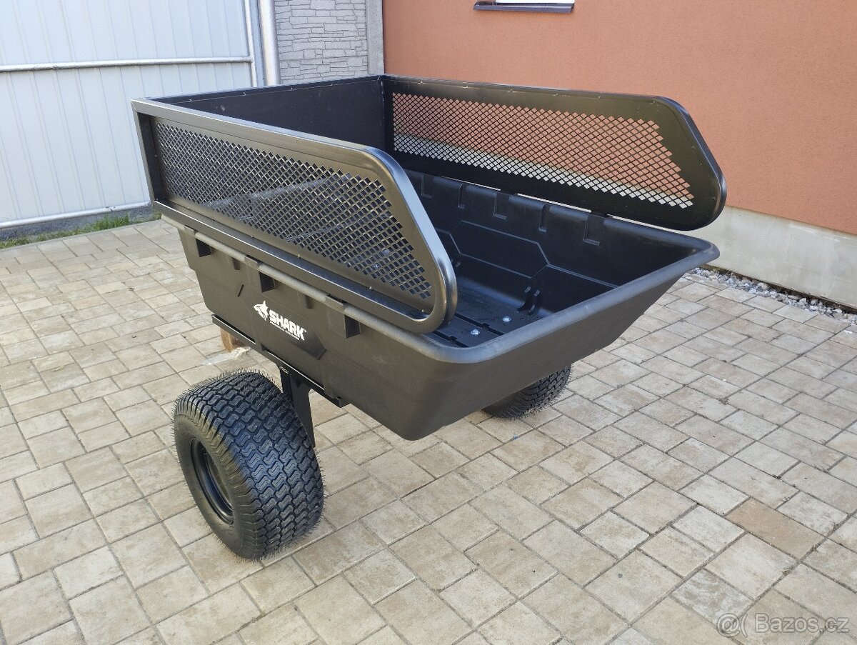 Nový vozík za čtyřkolku :SHARK ATV TRAILER GARDEN 300 S BLAC