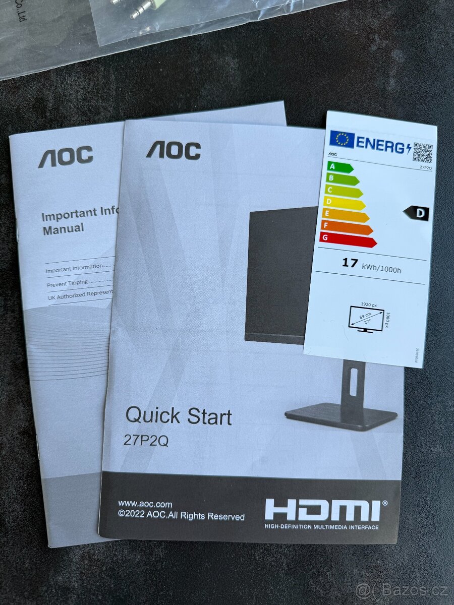 LCD monitor AOC 27P2Q 27" - 4