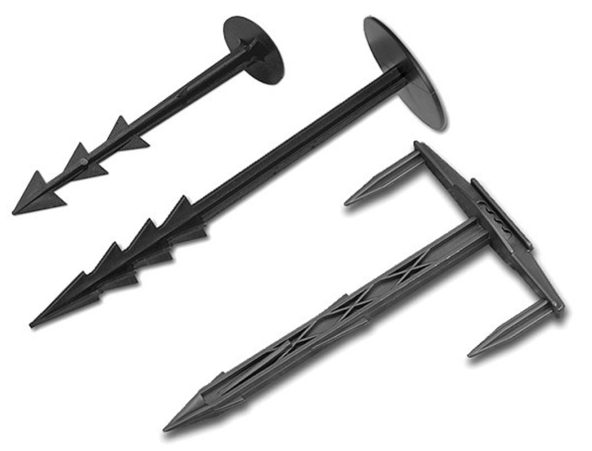 PLASTOVÝ ZAHRADNÍ OBRUBNÍK, PLASTOVÉ HŘEBY, KOLÍKY - 4