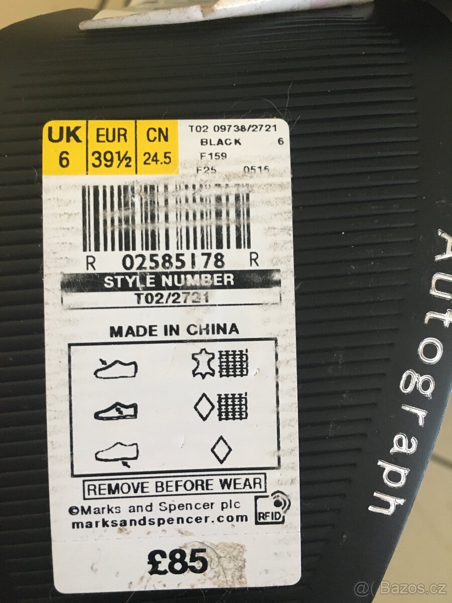 Kozačky boty Mark & Spencer nové kožené vel.39,5 - 4