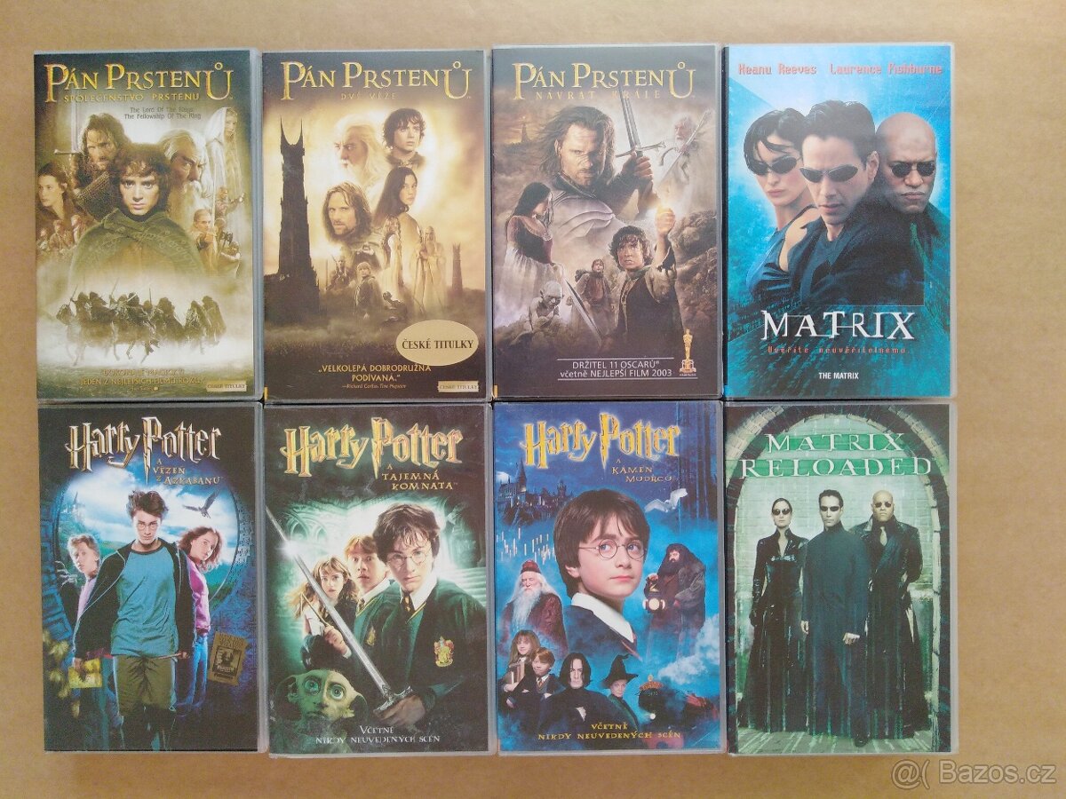 VHS KAZETY original mix - 1 kus = 80Kč - 4