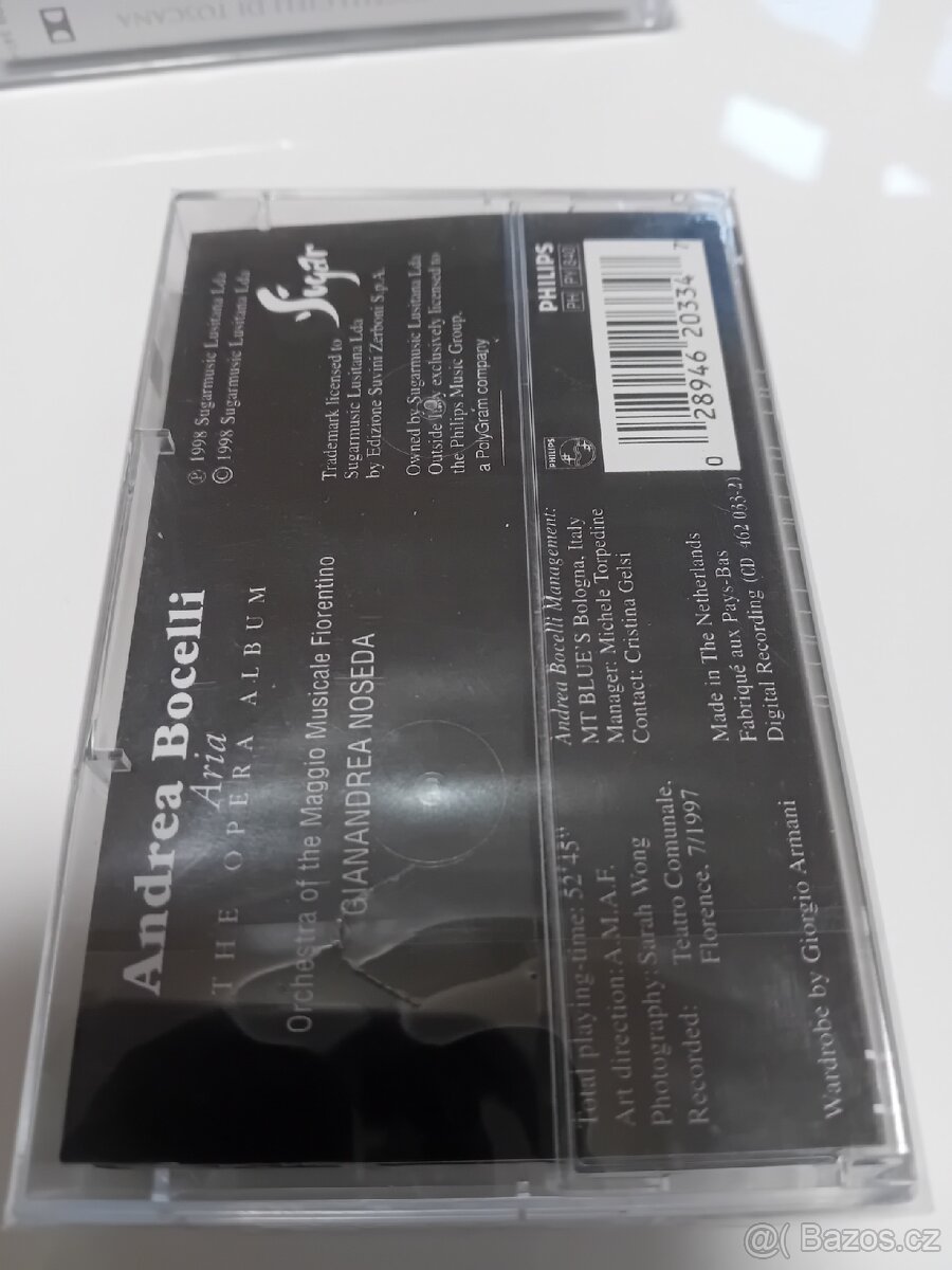 Mc kazety orig. Andrea Bocelli - 4