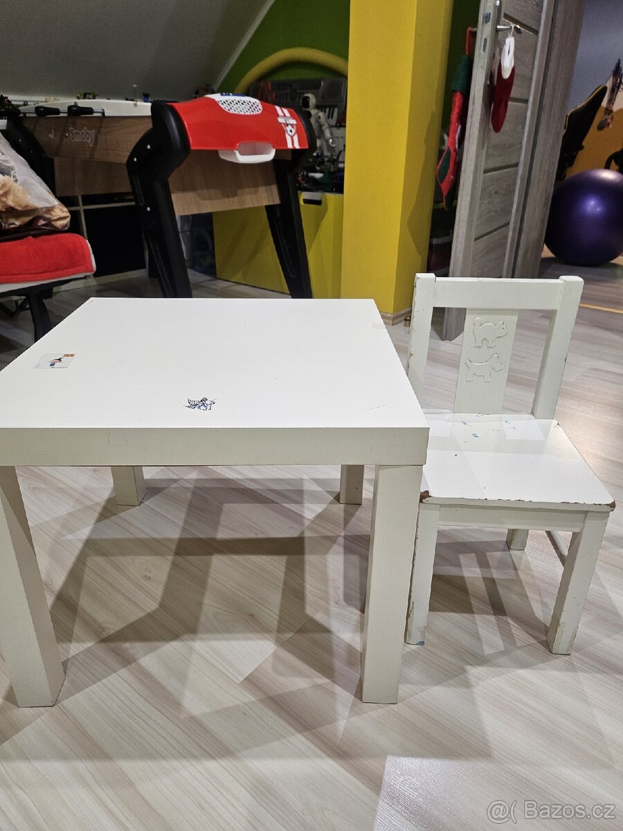 Dětský stoleček IKEA s židlí - 4