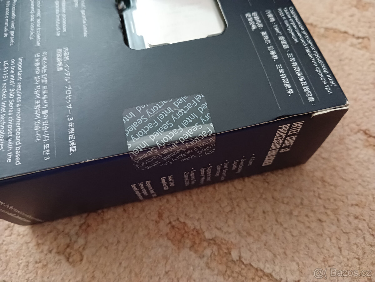 CPU Intel Core i3-8350K, sock. 1151 - 4