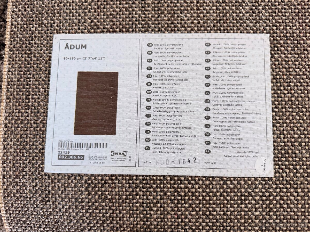 Sada 3 koberců Ikea - 4