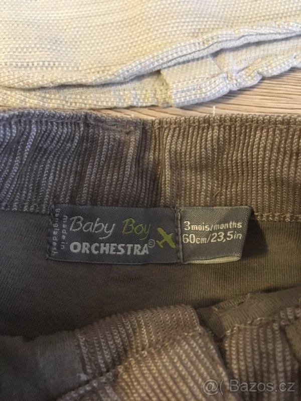 Set s kravatou: kalhoty+kosile zn. Orchestra 3mesice - 4