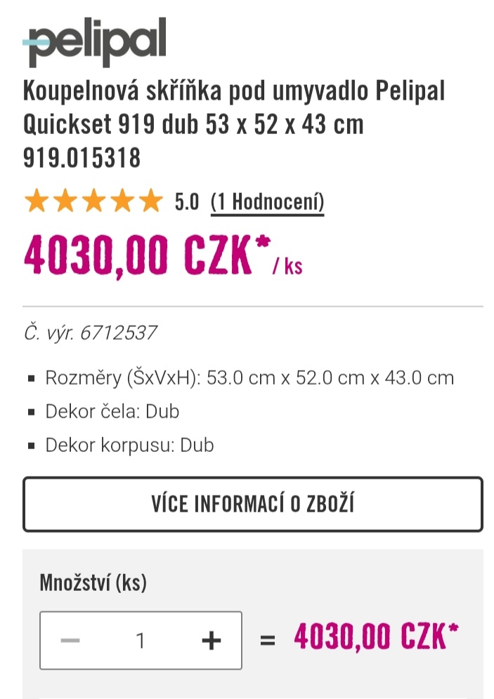 Skříňka pod umyvadlo - 4