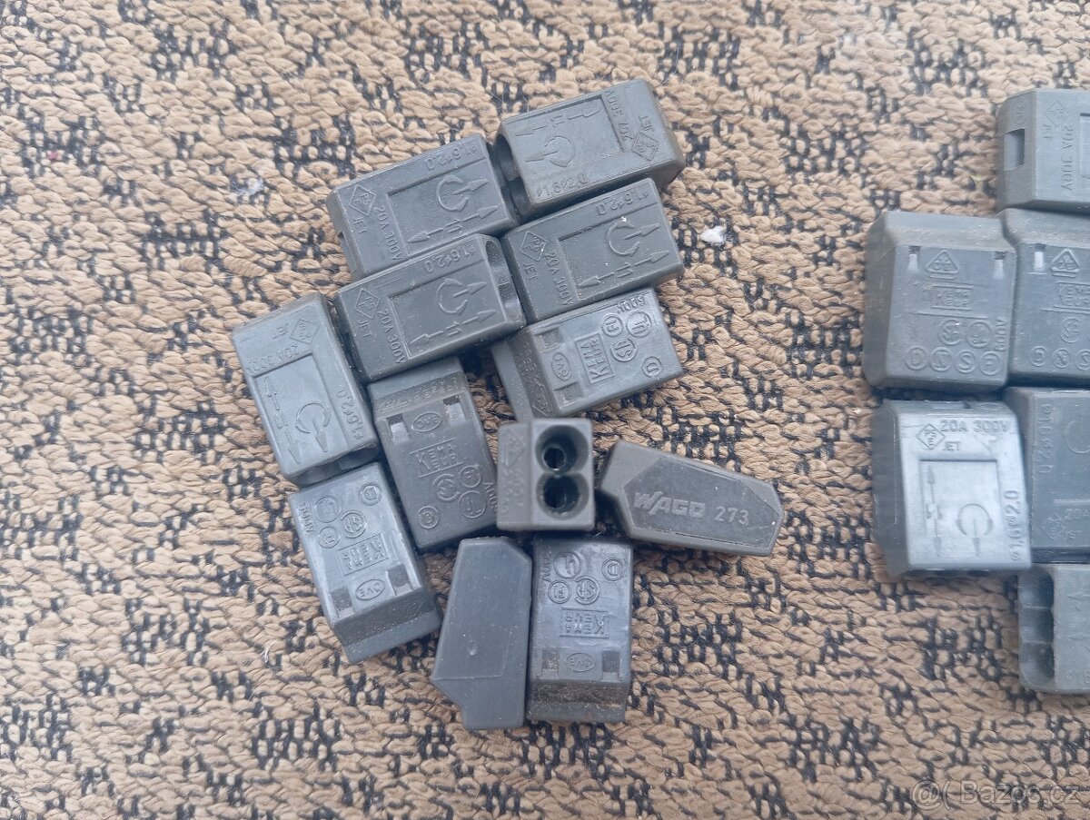 WAGO svorky (41 ks) – pro plné vodiče - 4