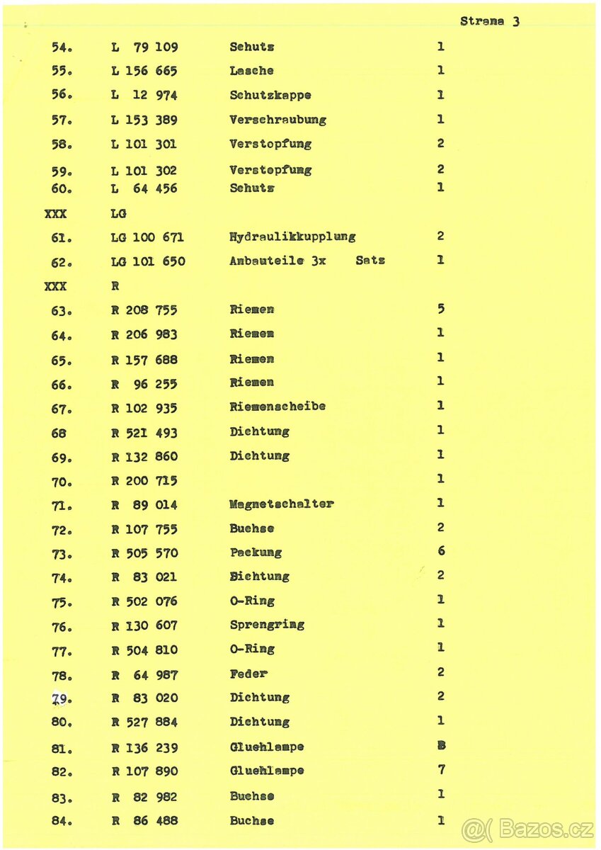 John Deere - náhradní díly a spotřební materiál - 4