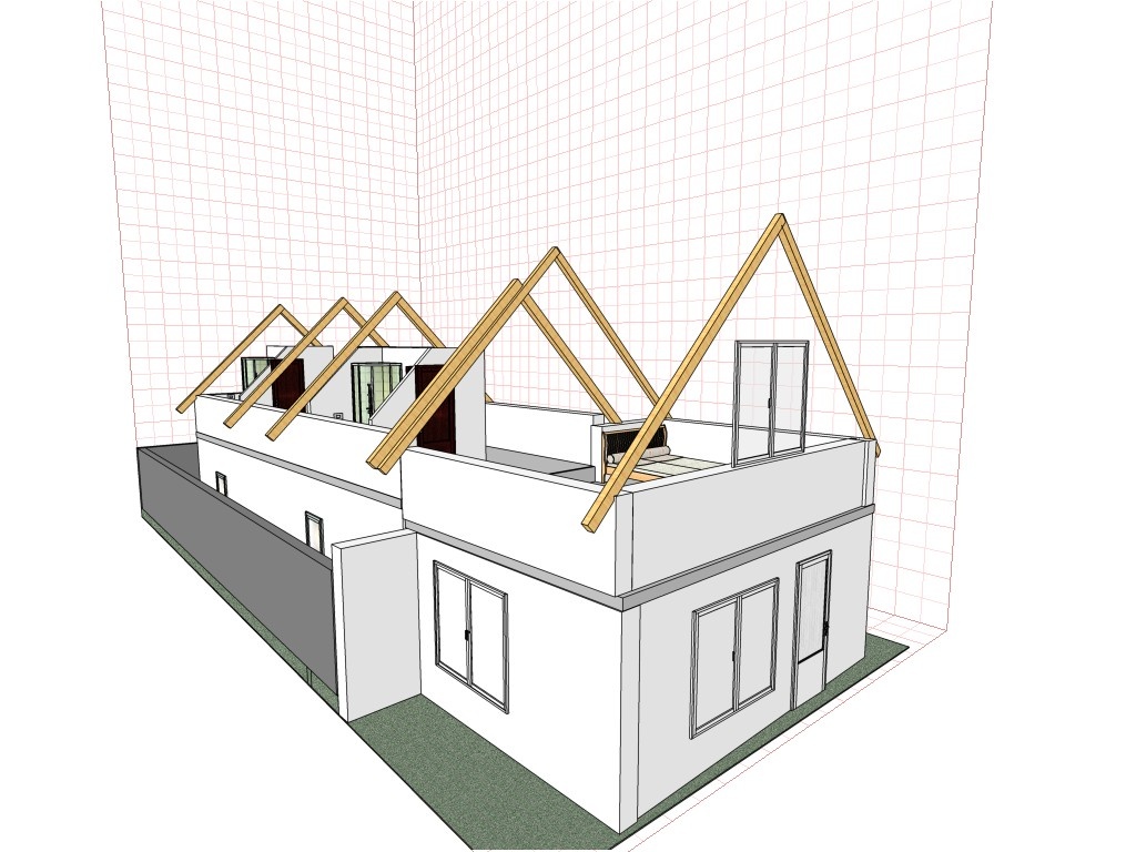 Ubytovací zařízení - 4 byty. - 4
