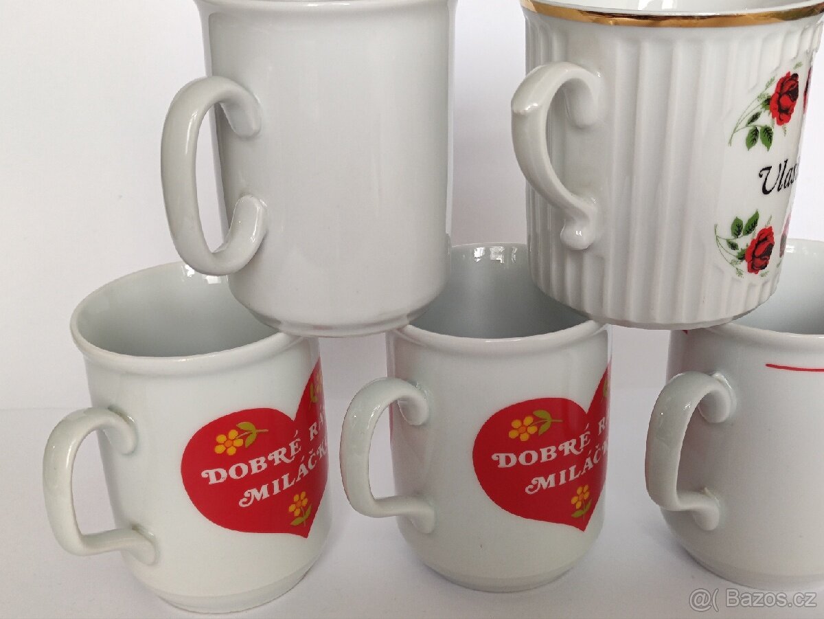 Retro hrnek se jménem a pro zamilované 120.-/ks, pošta 65.- - 4