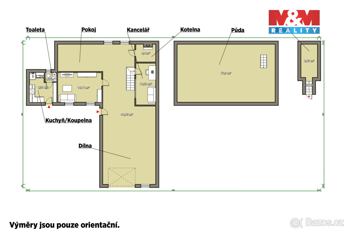 Prodej skladu, 116 m², Dolní Lukavice - Krasavce - 4