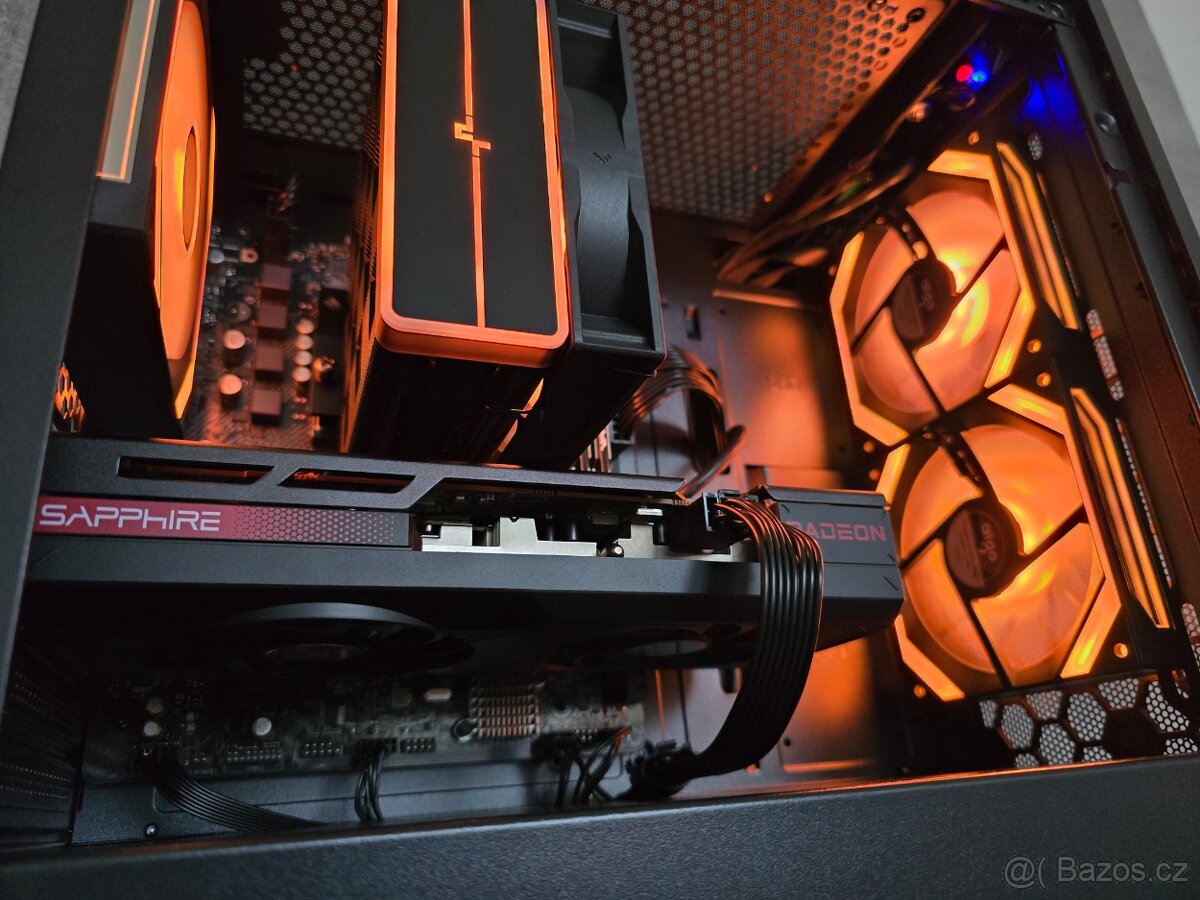 Herní PC/Ryzen 5/RX7600/16GB RAM/1TB NVMe - 4
