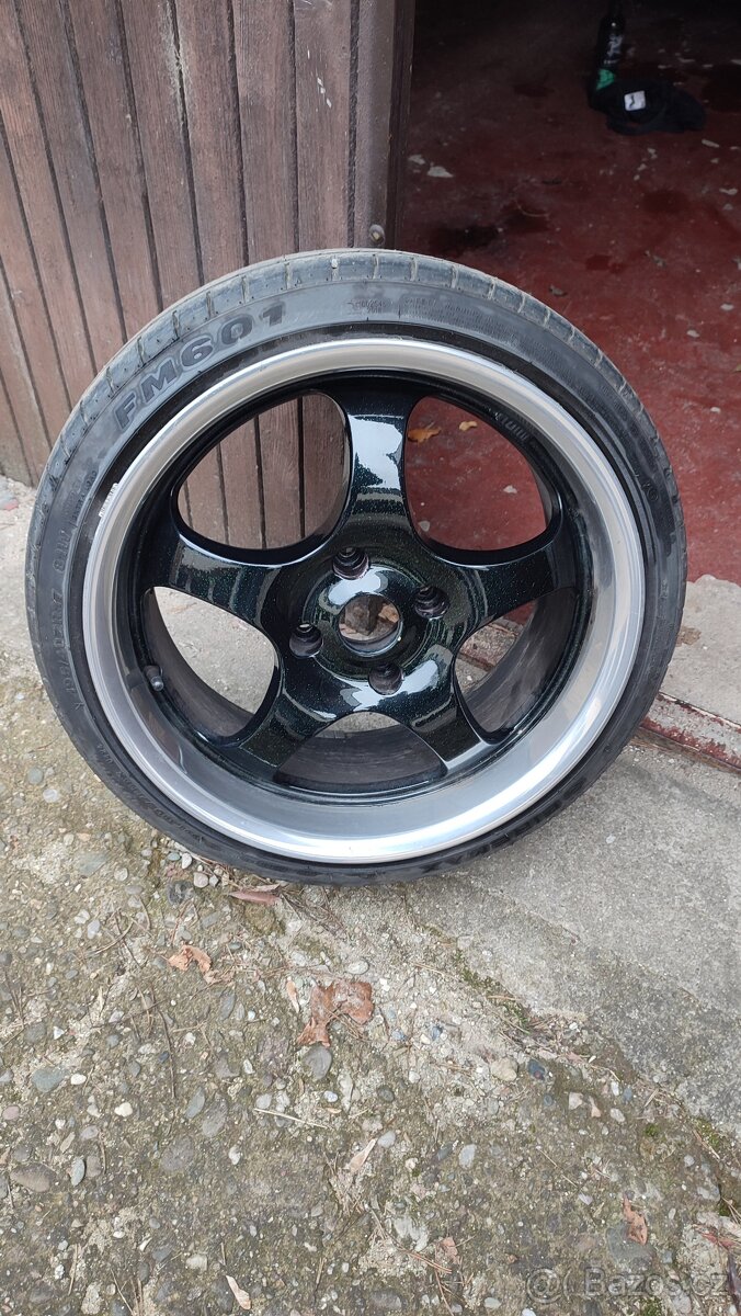 Alu disky Borbet T R17 4x114,3, nove pneu - 4