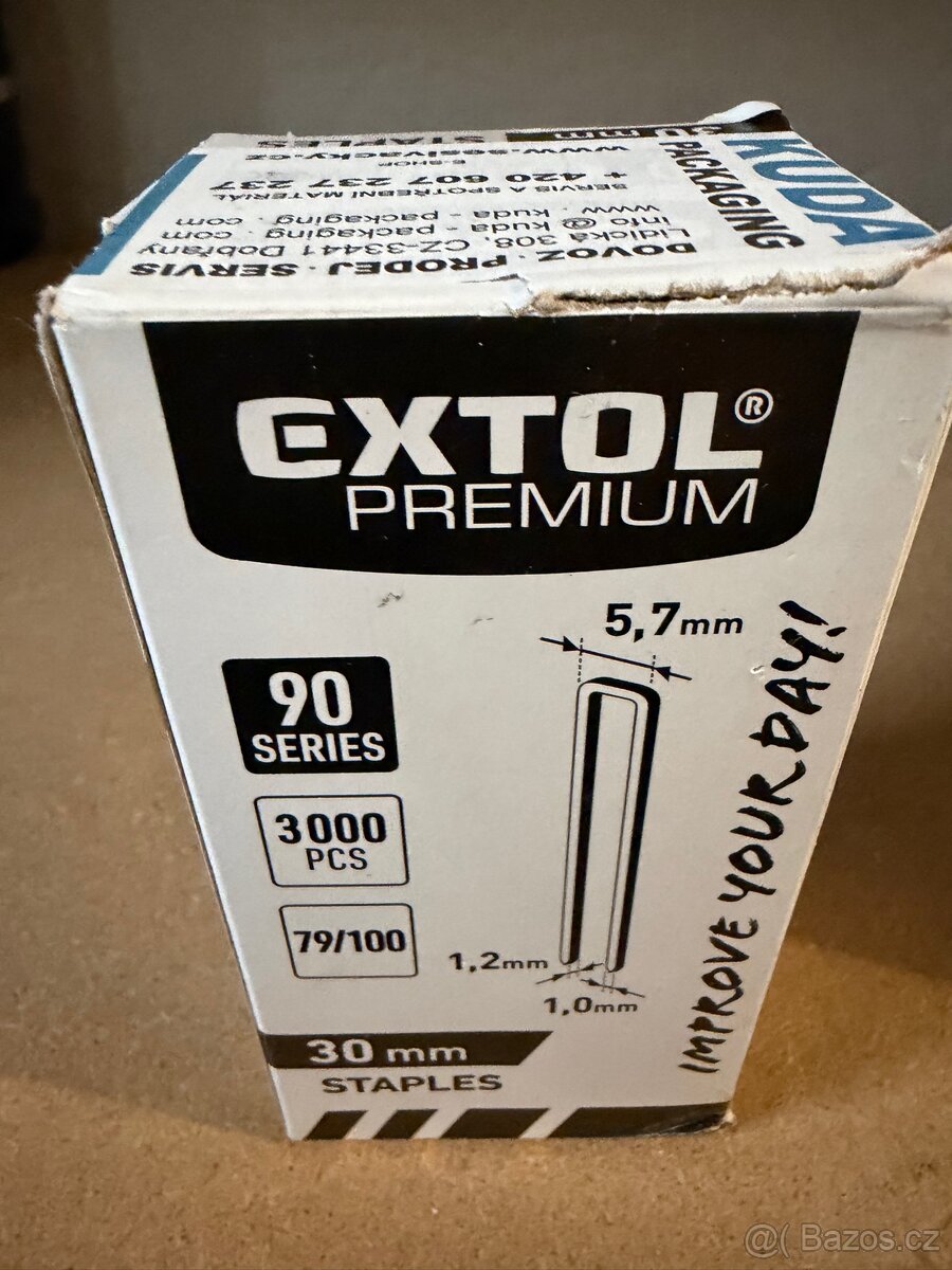 Aku sponkovacka Extool premium - nove - 4