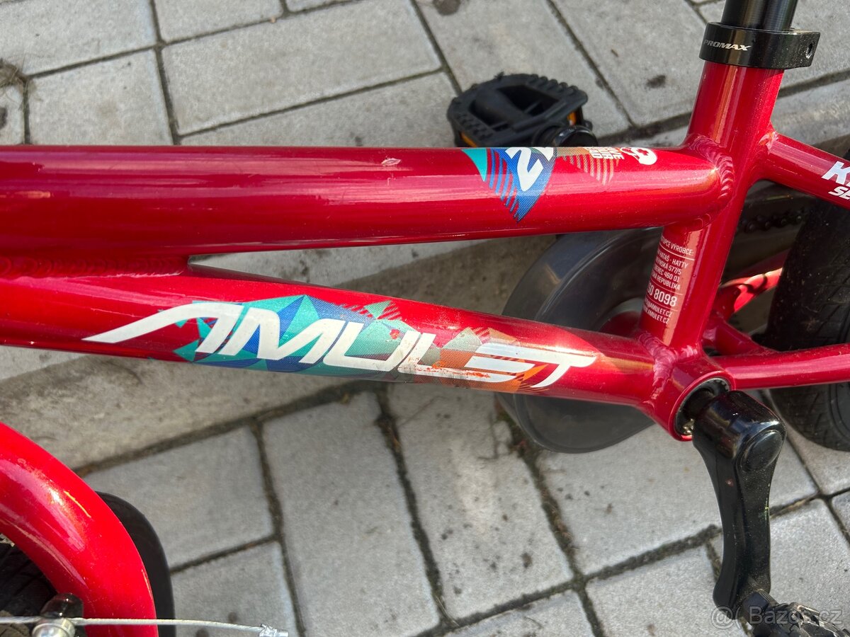 Dětské kolo Amulet mini 12 červené - 4