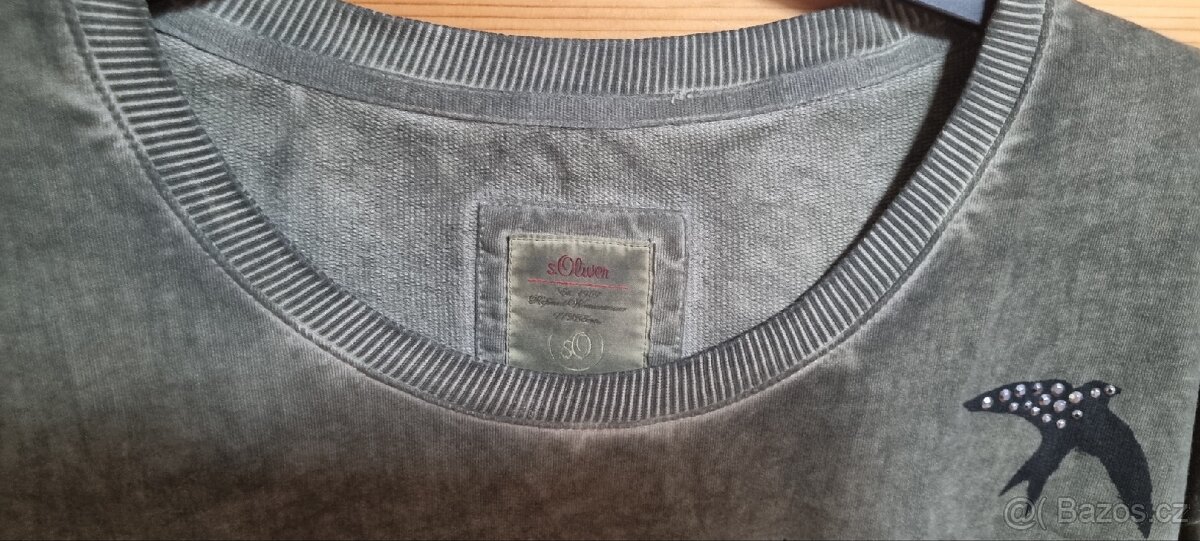 Dámská tmavě zelená mikina - 4