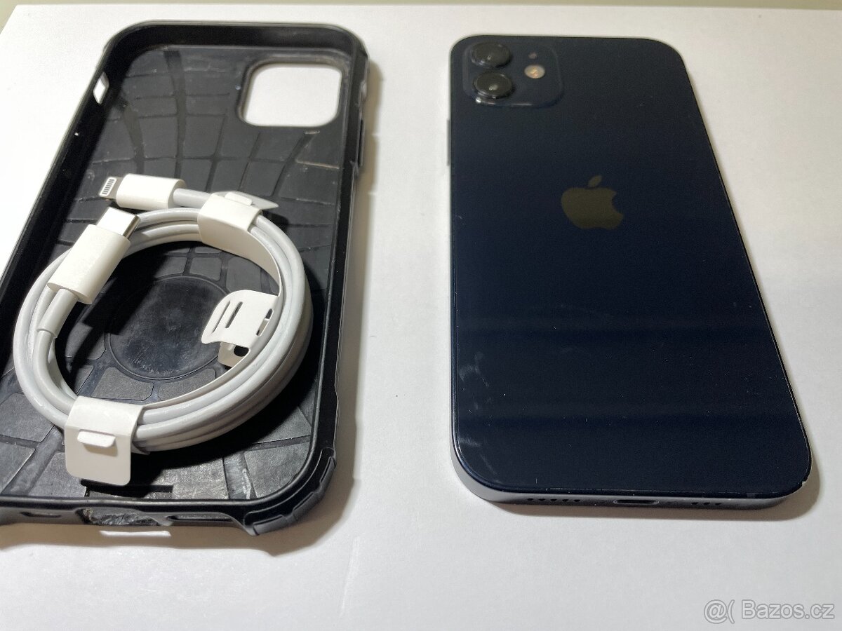 iPhone 12 64GB tmavě modrý baterie 75% - 4