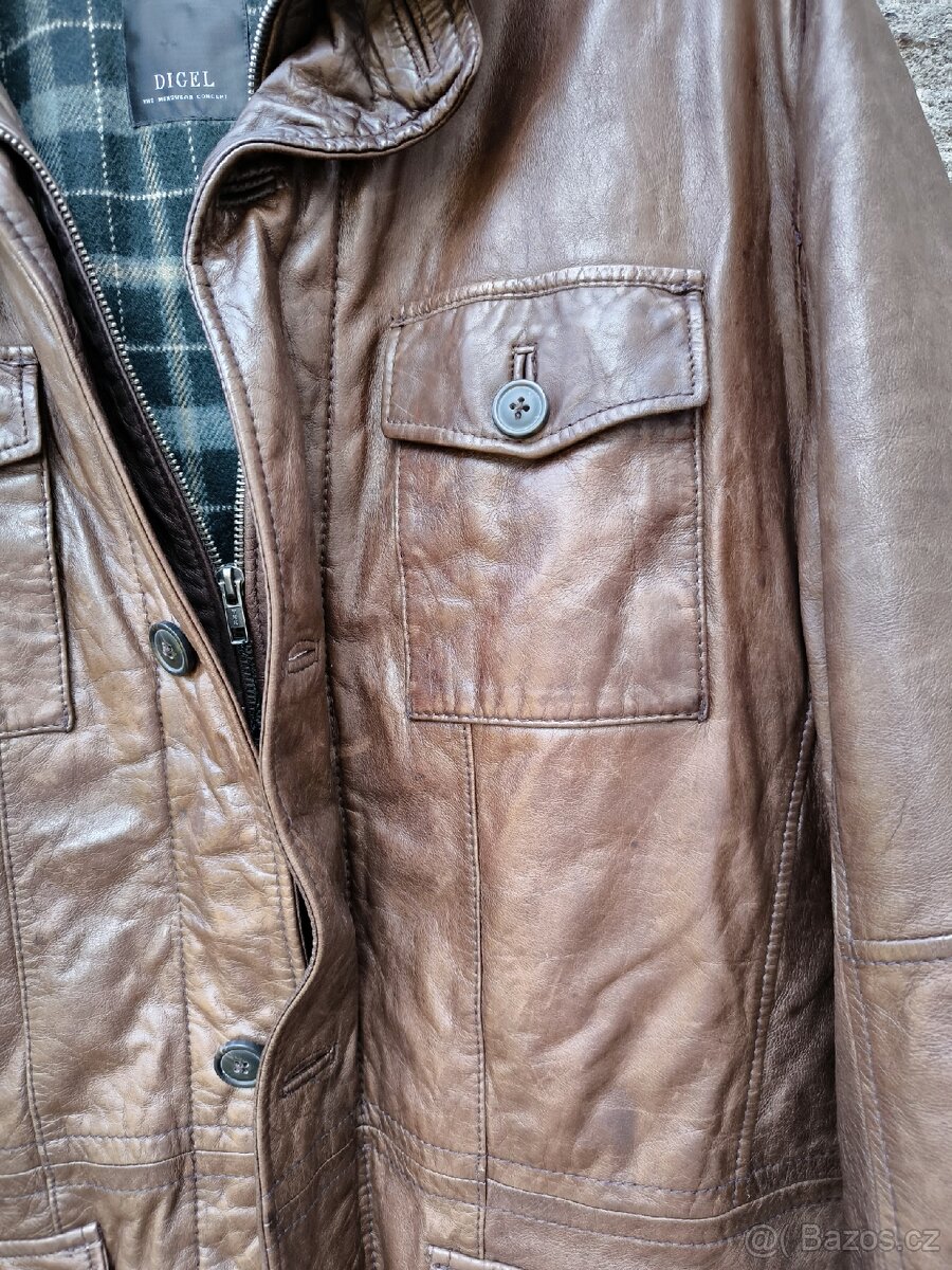 Kožená bunda vel XL - 4