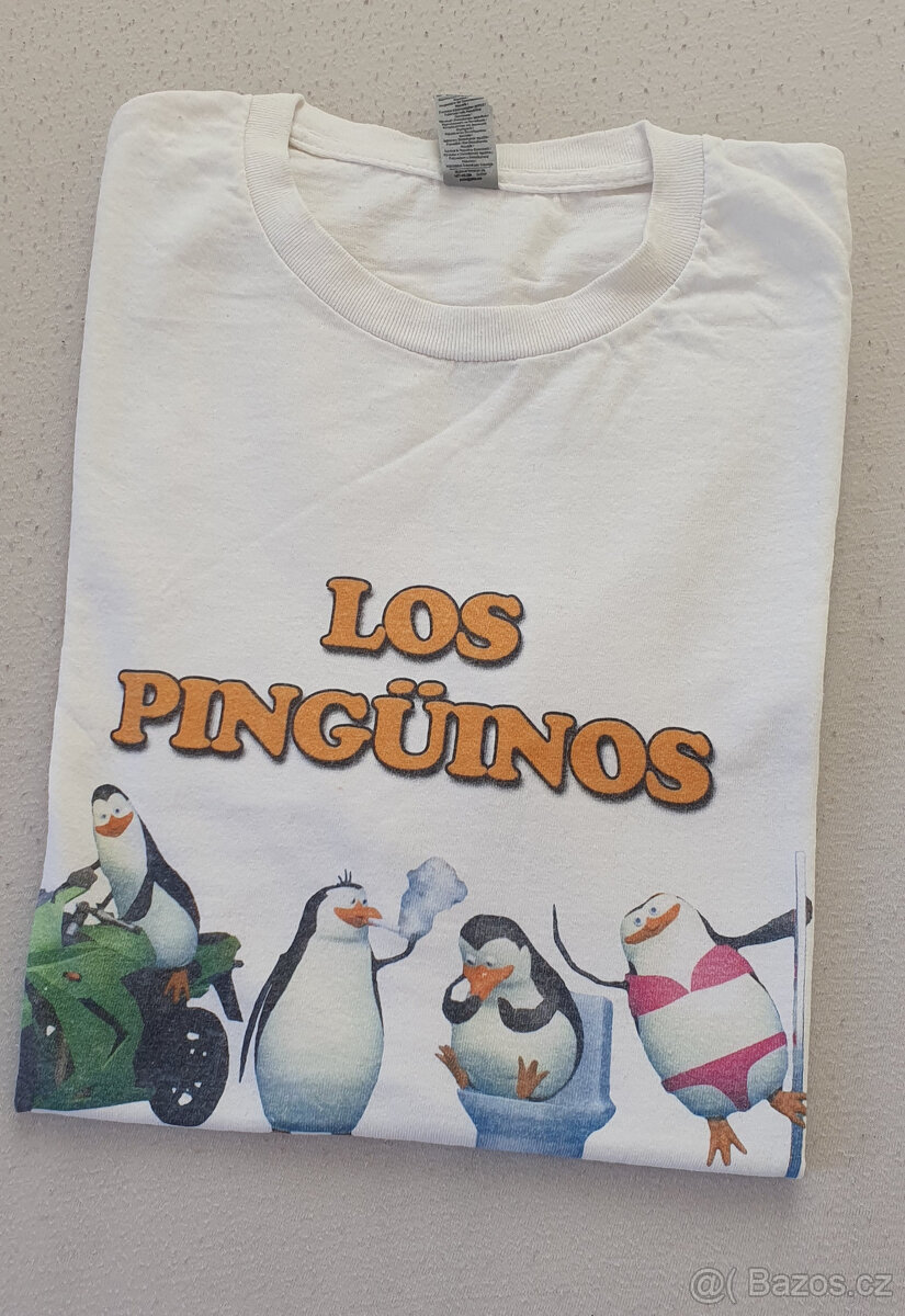 Los Pinguinos – bílé tričko, vel. L - 4