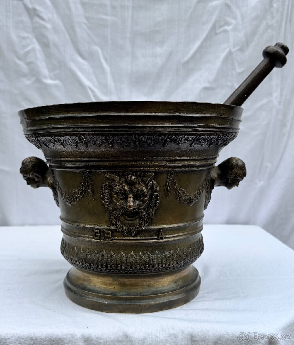 HMOŽDÍŘ BRONZ OBR UNIKÁT 13,6 kg těžký NÁDHERNÝ A JEDINEČNÝ - 4