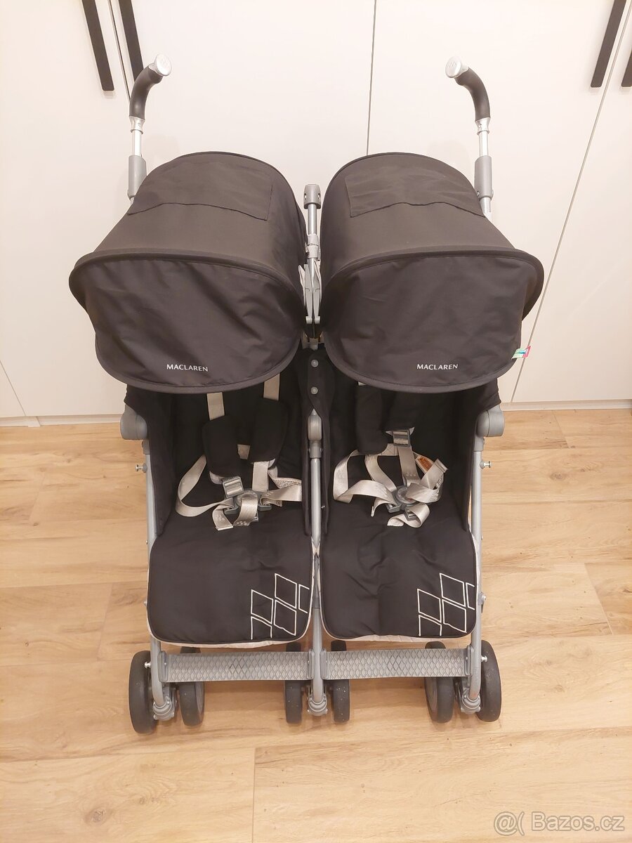 Kočárek golfky pro dvojčata Maclaren Twin Techno - 4