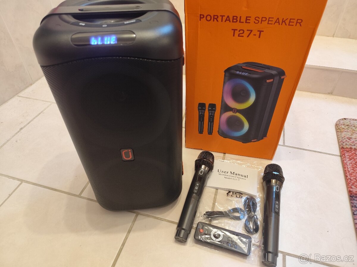 Prodám párty reprobox s dvěma bezdrátovými mikrofony - 4