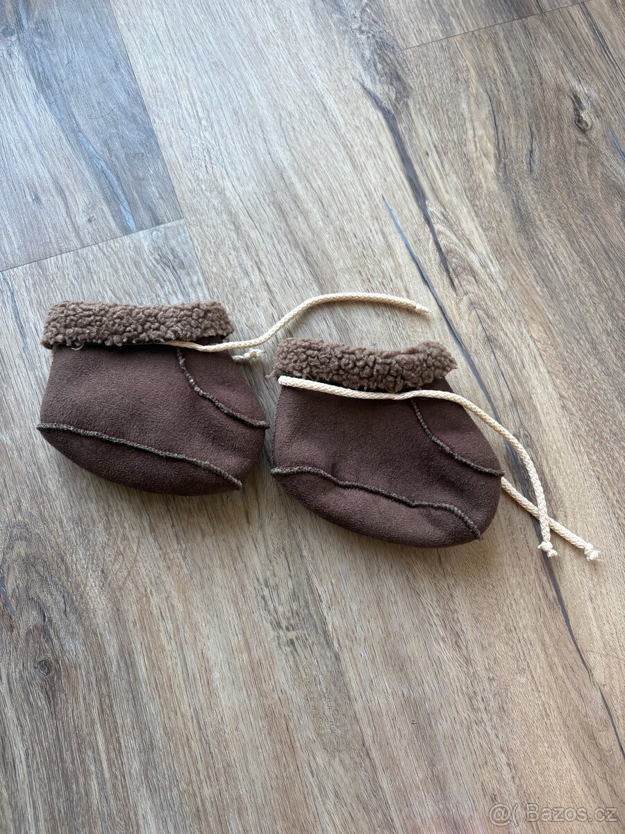 Kožené botičky s kožíčkem - 4