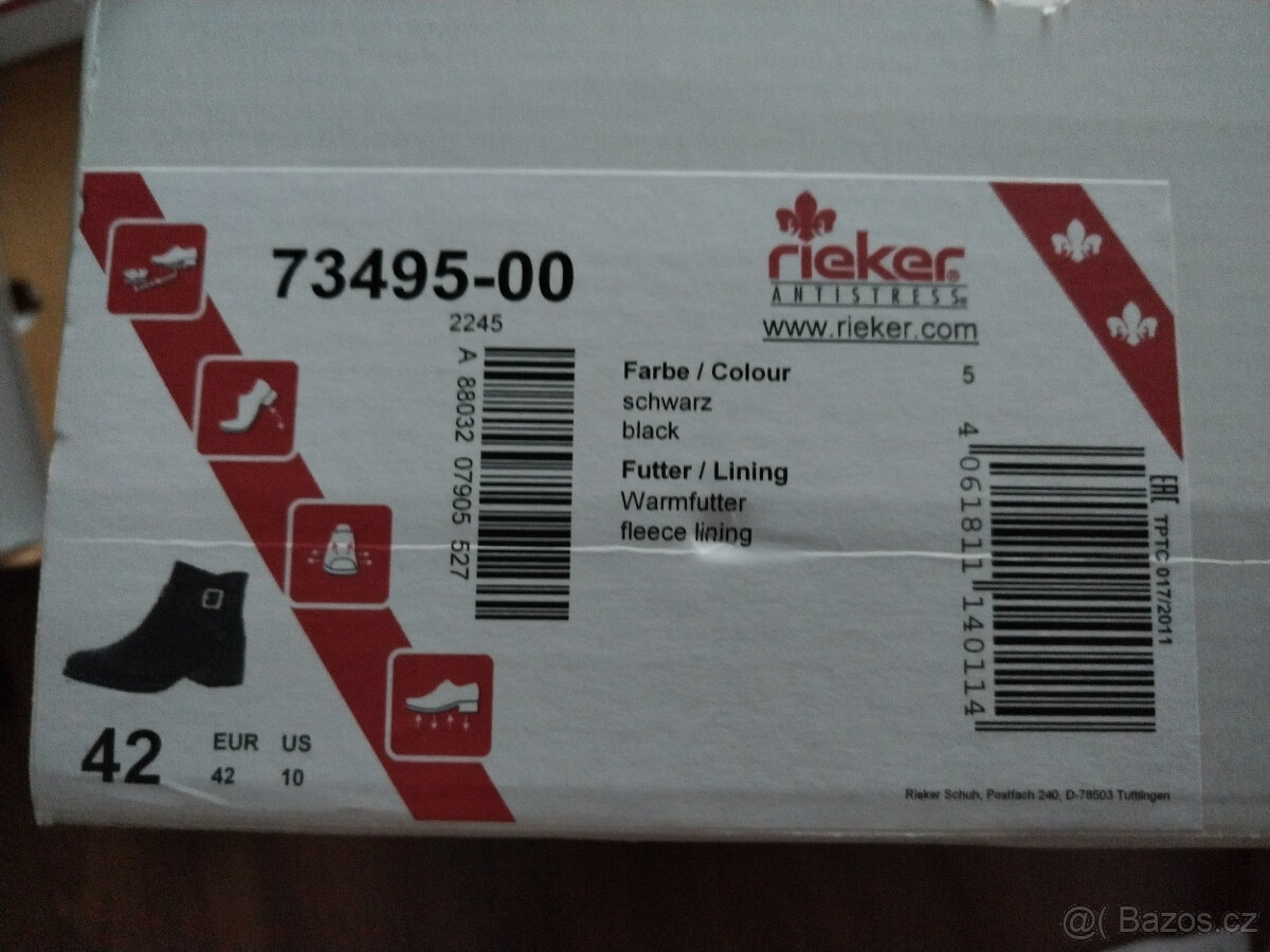 NOVÉ dámské boty Rieker - 4