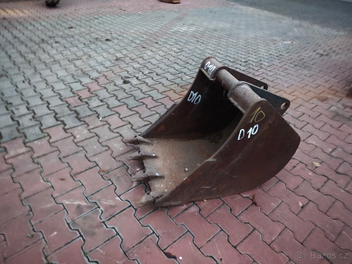 Lžíce podkopová zubatá 60 cm, D10 - 4