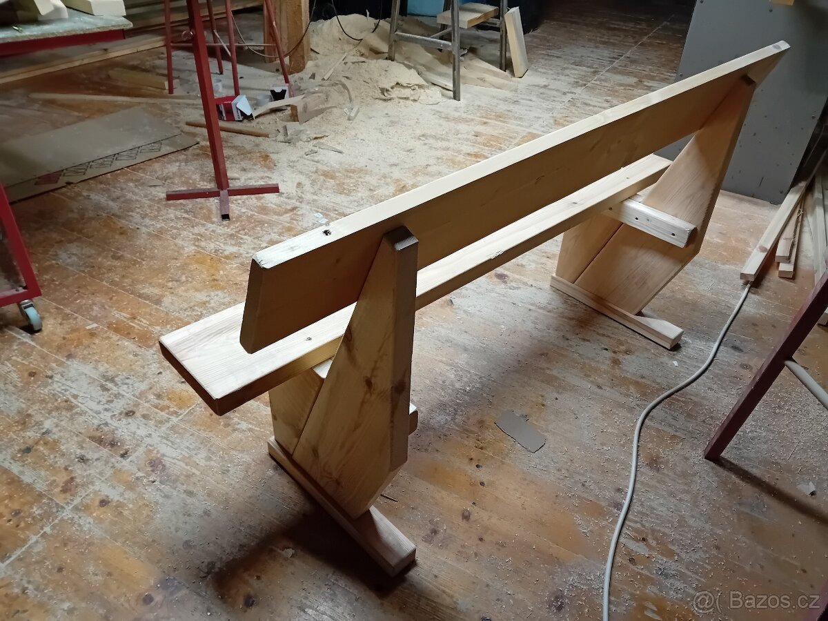 Masivní lavice, lavička - 4