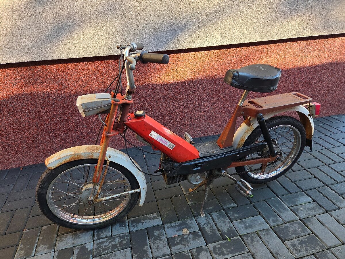 Babetta 207 s kartičkou, červená původní, funkční 2. - 4