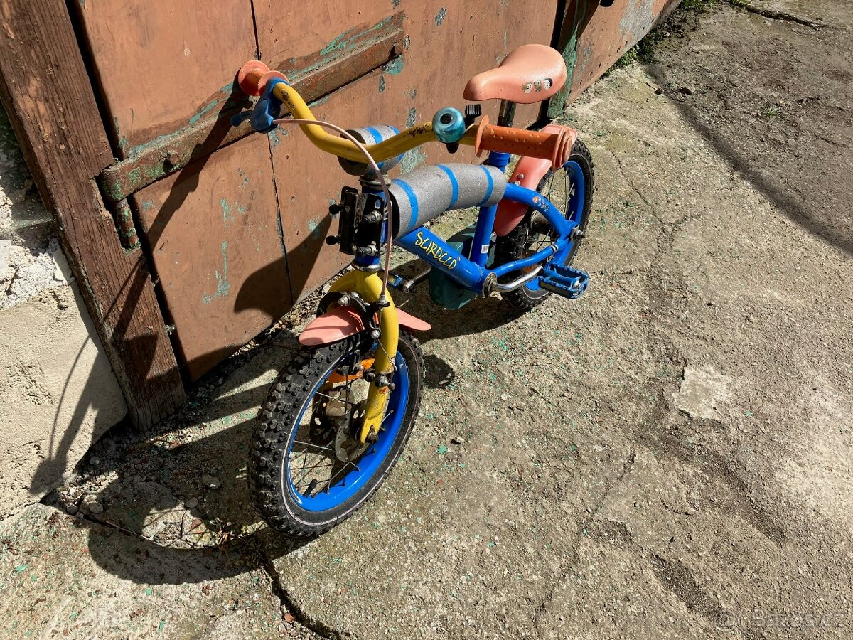 Dětské kolo Scirocco 14 a tažnou tyč Trail Gator - 4